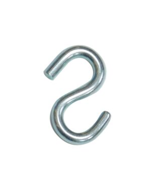 Polished chrome S-shaped hanging hook