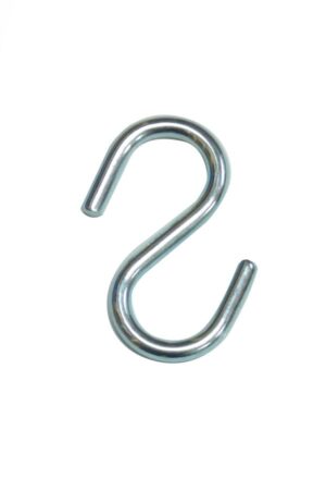 Silver S-hook for hanging items